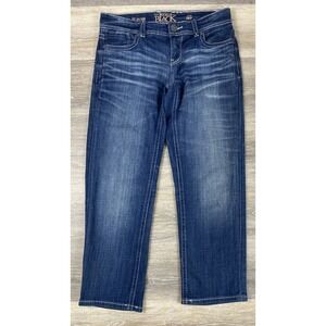 Buckle Black Fit No.256 Womens 26 Crop Blue Denim‎ Jeans 32 X 25